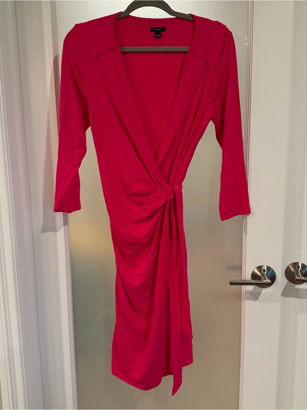 Ann Taylor Pink Wrap Dress